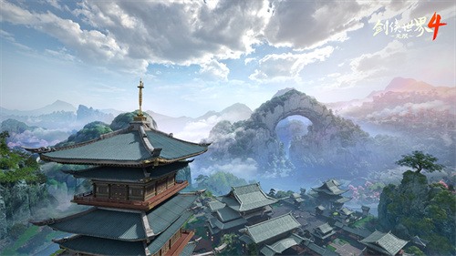 天光云影共徘徊！《剑侠世界4：无限》拟真江湖天气系统首曝