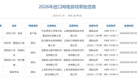 2026年1月游戏版号公开 《彩虹六号：