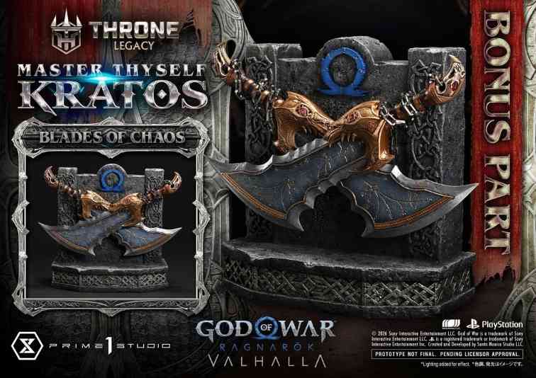 青年vs壮年！ 《战神：诸神黄昏》奎爷1：3逼真雕像发布