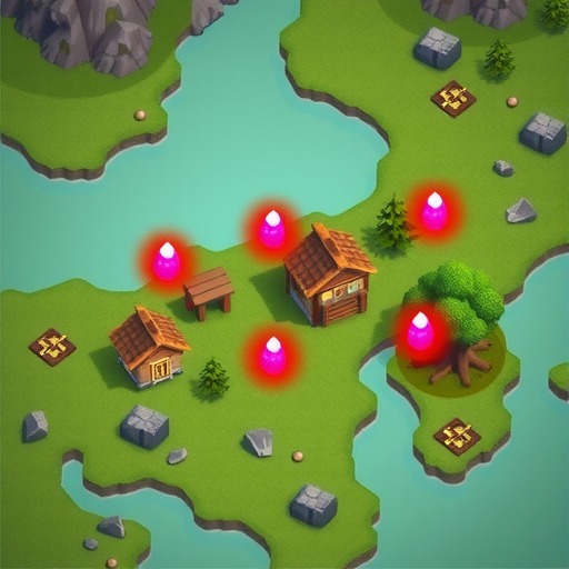 心动小镇今日萤石和溜溜橡木位置已更新