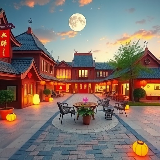 心动小镇小镇日报 中秋限定家具泡泡点位攻