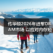 传华硕2026年进军DRAM市场 以应对内存短缺问题(图1) 传华硕2026年进军DRAM市场 以应对内存短缺问题(图1)