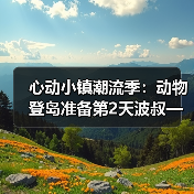 心动小镇潮流季：动物登岛准备第2天波叔—心动小镇