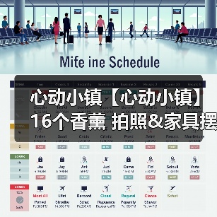 心动小镇【心动小镇】16个香薰 拍照&家具摆件 位置（图1）