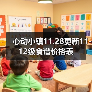心动小镇11.28更新11-12级食谱价格表(图2) 心动小镇11.28更新11-12级食谱价格表(图2)