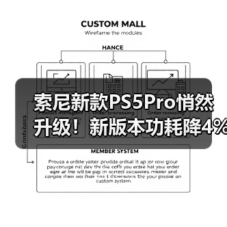 索尼新款PS5Pro悄然升级!新版本功耗降4%运行更安静(图4) 索尼新款PS5Pro悄然升级!新版本功耗降4%运行更安静(图4)