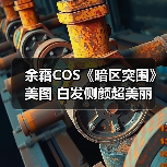 余霜COS《暗区突围》美图 白发侧颜超美丽（图2）