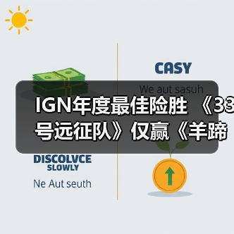 IGN年度最佳险胜 《33号远征队》仅赢《羊蹄山之魂》2%(图4) IGN年度最佳险胜 《33号远征队》仅赢《羊蹄山之魂》2%(图4)