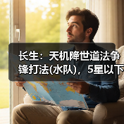 长生：天机降世道法争锋打法(水队)，5星以下用毒队赌运气（图4）