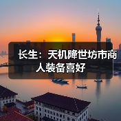 长生：天机降世坊市商人装备喜好