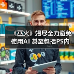《巫火》竭尽全力避免使用AI 甚至包括PS内置的AI工具(图3) 《巫火》竭尽全力避免使用AI 甚至包括PS内置的AI工具(图3)