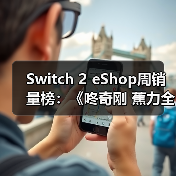 Switch 2 eShop周销量榜：《咚奇刚 蕉力全开》夺冠（图2）