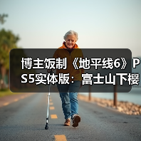 博主饭制《地平线6》PS5实体版：富士山下樱花纷飞！（图1）