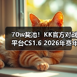 70w奖池!KK官方对战平台CS1.6 2026年赛年正式开启!(图1) 70w奖池!KK官方对战平台CS1.6 2026年赛年正式开启!(图1)