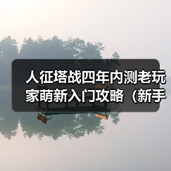 人征塔战四年内测老玩家萌新入门攻略(新手必看)塔防以及角色介绍(图3) 人征塔战四年内测老玩家萌新入门攻略(新手必看)塔防以及角色介绍(图3)