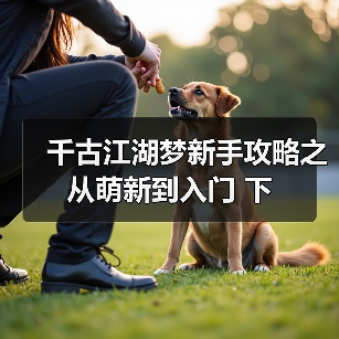 千古江湖梦新手攻略之从萌新到入门 下(图1) 千古江湖梦新手攻略之从萌新到入门 下(图1)