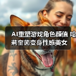 AI重塑游戏角色颜值 哈莉奎茵变身性感美女(图1) AI重塑游戏角色颜值 哈莉奎茵变身性感美女(图1)