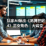 玩家AI爆改《龙腾世纪4》丑女角色：大妈变美女！（图2）