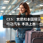 CES：索尼和本田展示电动汽车 本质上是