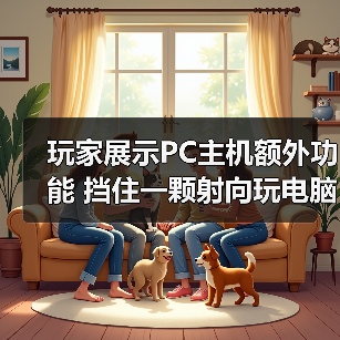 玩家展示PC主机额外功能 挡住一颗射向玩电脑孩子的子弹(图2) 玩家展示PC主机额外功能 挡住一颗射向玩电脑孩子的子弹(图2)
