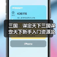 三国:谋定天下三国谋定天下新手入门资源及阵容解析(图3) 三国:谋定天下三国谋定天下新手入门资源及阵容解析(图3)