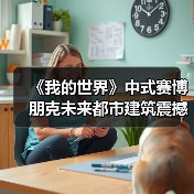 《我的世界》中式赛博朋克未来都市建筑震撼
