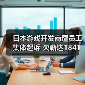 日本游戏开发商遭员工集体起诉 欠薪达18