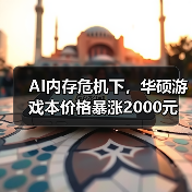 AI内存危机下，华硕游戏本价格暴涨200