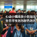 心动小镇线条小狗泡泡冬日寻宝泡泡粉色泡泡详细位置（图2）