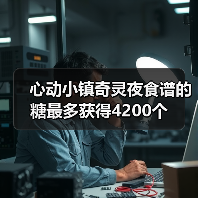 心动小镇奇灵夜食谱的糖最多获得4200个