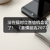 没在搞对立各给机会罢了！ 《赛博朋克20