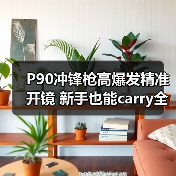 P90冲锋枪高爆发精准开镜 新手也能carry全场（图2）